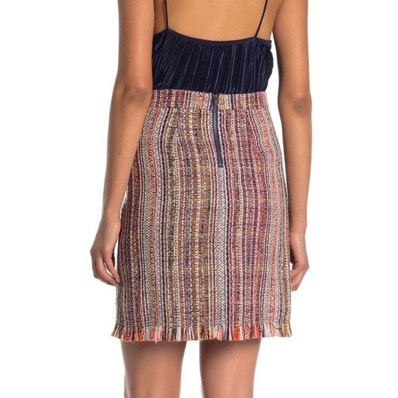 Catherine Melandrino Multicolor Tweed Skirt - Picture 2 of 11